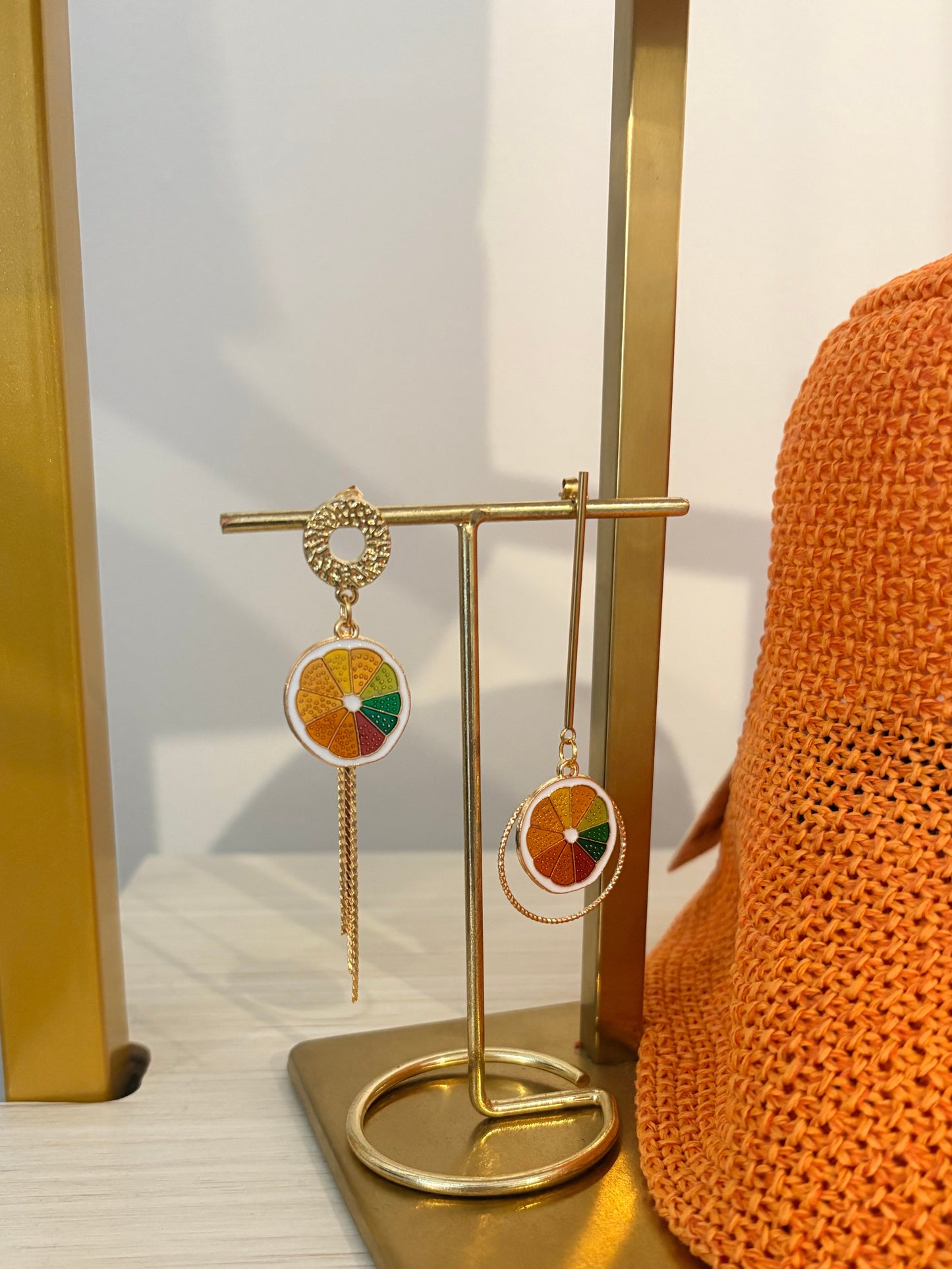 Boucles d’oreilles, fruits